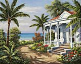 Sung Kim Famous Paintings - Summer House II